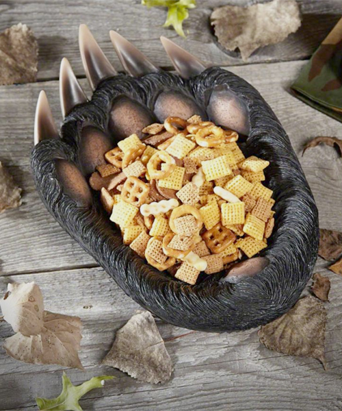 rustikale baerentatzen obstplatte servierschale